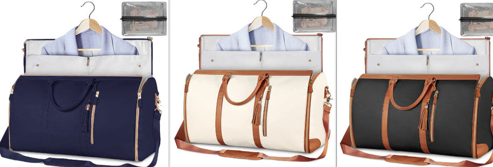 Bolsa de viaje de gran capacidad, bolso de mano para mujer, plegable, para traje, impermeable, para ropa.