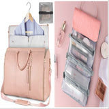 Bolsa de viaje de gran capacidad, bolso de mano para mujer, plegable, para traje, impermeable, para ropa.