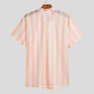 Camisa de hombre Summer Waffle Cool con agujeros