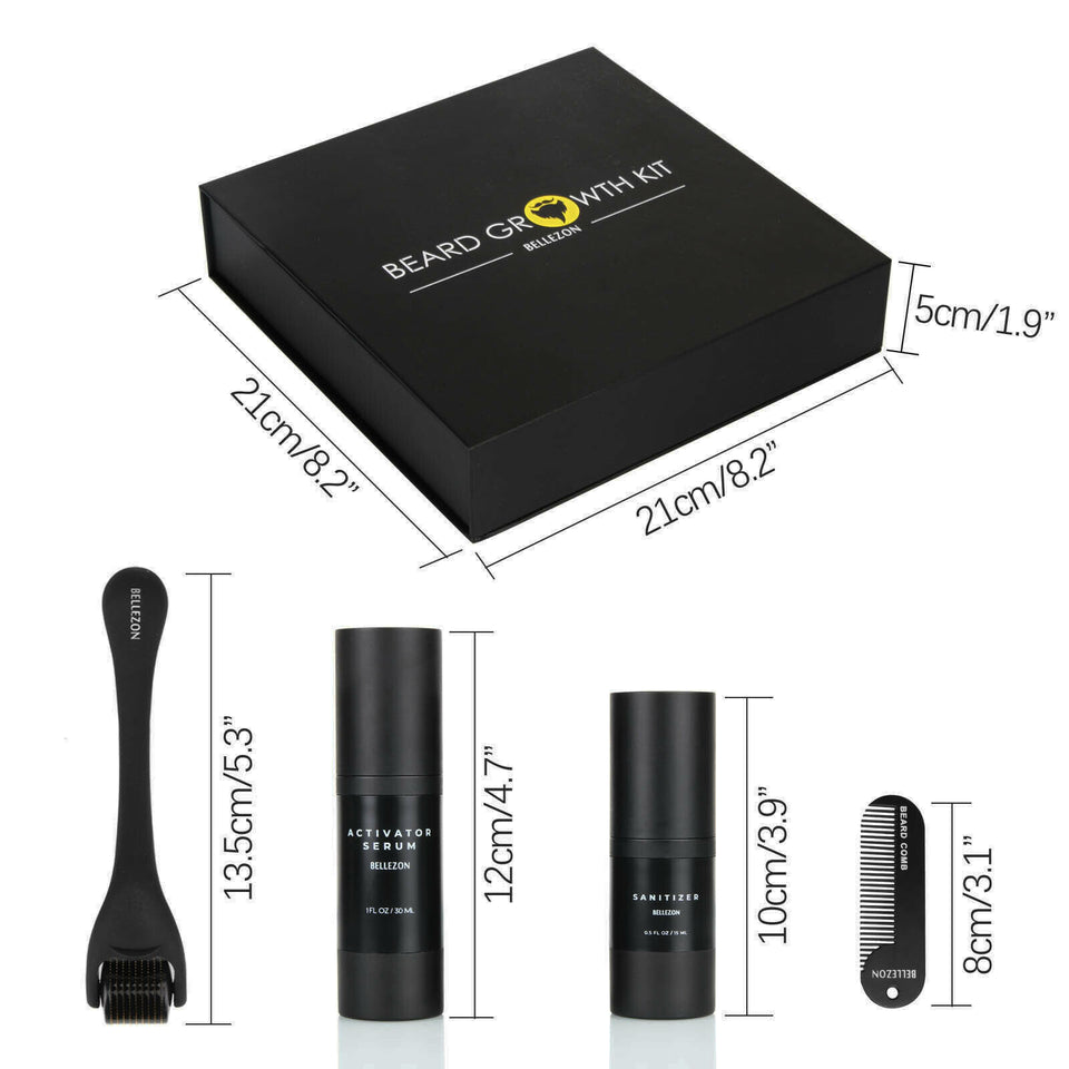 Set de cuidado líquido para el crecimiento de la barba