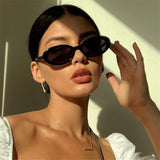 Gafas de sol ovaladas retro europeas y americanas estilo Hong Kong
