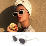 Gafas de sol ovaladas retro europeas y americanas estilo Hong Kong