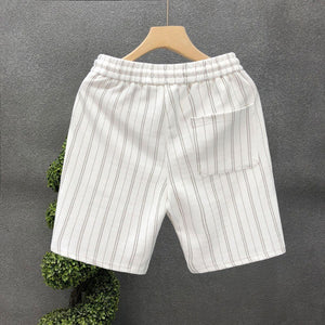 Pantalones cortos casuales a rayas para hombre, ligeros, de One Hundred Outer Wear Five Points