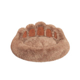 Bonita cama con forma de pata de oso, camas y muebles para perros pequeños y medianos, acogedoras y afelpadas camas para gatos de interior.