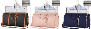 Bolsa de viaje de gran capacidad, bolso de mano para mujer, plegable, para traje, impermeable, para ropa.