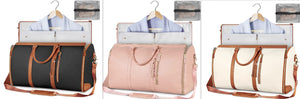 Bolsa de viaje de gran capacidad, bolso de mano para mujer, plegable, para traje, impermeable, para ropa.