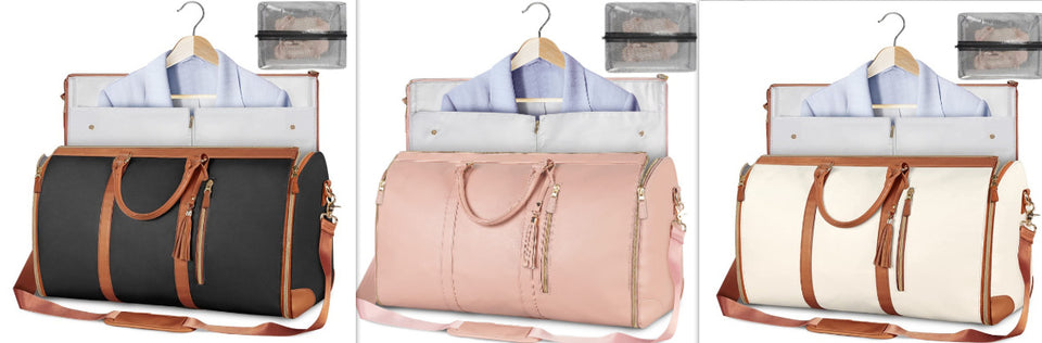 Bolsa de viaje de gran capacidad, bolso de mano para mujer, plegable, para traje, impermeable, para ropa.