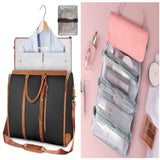 Bolsa de viaje de gran capacidad, bolso de mano para mujer, plegable, para traje, impermeable, para ropa.
