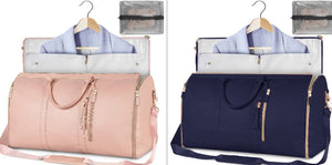 Bolsa de viaje de gran capacidad, bolso de mano para mujer, plegable, para traje, impermeable, para ropa.