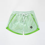 Pantalones de playa holgados de malla de doble capa de secado rápido para hombre