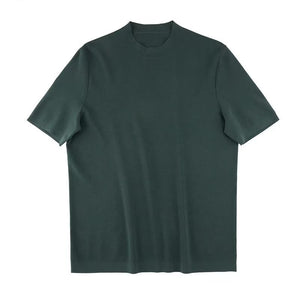 Camiseta de seda helada de algodón mercerizado