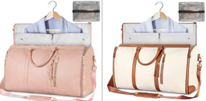 Bolsa de viaje de gran capacidad, bolso de mano para mujer, plegable, para traje, impermeable, para ropa.