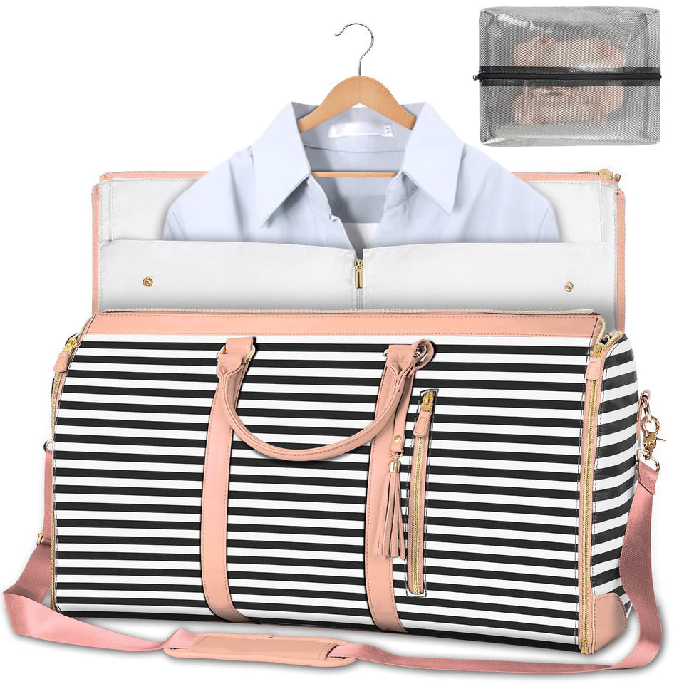 Bolsa de viaje de gran capacidad, bolso de mano para mujer, plegable, para traje, impermeable, para ropa.