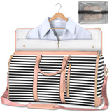 Bolsa de viaje de gran capacidad, bolso de mano para mujer, plegable, para traje, impermeable, para ropa.