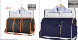 Bolsa de viaje de gran capacidad, bolso de mano para mujer, plegable, para traje, impermeable, para ropa.
