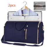 Bolsa de viaje de gran capacidad, bolso de mano para mujer, plegable, para traje, impermeable, para ropa.