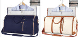 Bolsa de viaje de gran capacidad, bolso de mano para mujer, plegable, para traje, impermeable, para ropa.