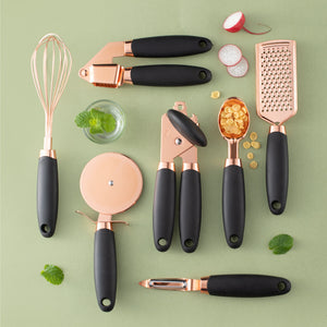 Juego de pelador de cocina con revestimiento de cobre
