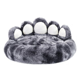 Bonita cama con forma de pata de oso, camas y muebles para perros pequeños y medianos, acogedoras y afelpadas camas para gatos de interior.