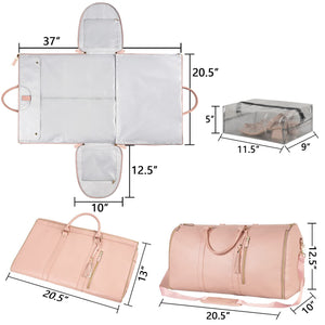 Bolsa de viaje de gran capacidad, bolso de mano para mujer, plegable, para traje, impermeable, para ropa.