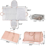 Bolsa de viaje de gran capacidad, bolso de mano para mujer, plegable, para traje, impermeable, para ropa.