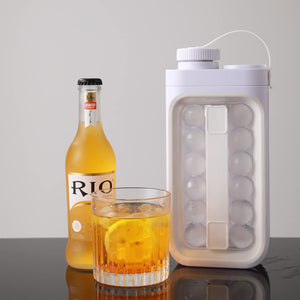 Hervidor de agua portátil 2 en 1 con bola de hielo de liberación rápida, utensilios de cocina de verano