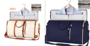 Bolsa de viaje de gran capacidad, bolso de mano para mujer, plegable, para traje, impermeable, para ropa.