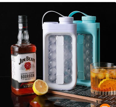 Hervidor de agua portátil 2 en 1 con bola de hielo de liberación rápida, utensilios de cocina de verano