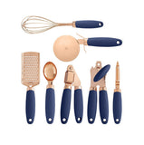 Juego de pelador de cocina con revestimiento de cobre