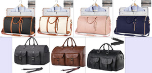 Bolsa de viaje de gran capacidad, bolso de mano para mujer, plegable, para traje, impermeable, para ropa.