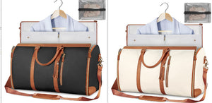 Bolsa de viaje de gran capacidad, bolso de mano para mujer, plegable, para traje, impermeable, para ropa.