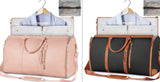 Bolsa de viaje de gran capacidad, bolso de mano para mujer, plegable, para traje, impermeable, para ropa.