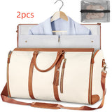 Bolsa de viaje de gran capacidad, bolso de mano para mujer, plegable, para traje, impermeable, para ropa.