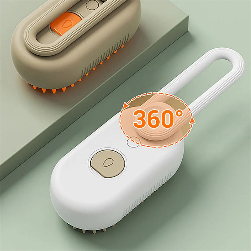 Cepillo de vapor para gatos, cepillo eléctrico 3 en 1 para perros, cepillos para pelo de gato para masaje, peine para el cuidado de mascotas, peines para depilación, productos para mascotas