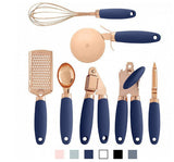 Juego de pelador de cocina con revestimiento de cobre