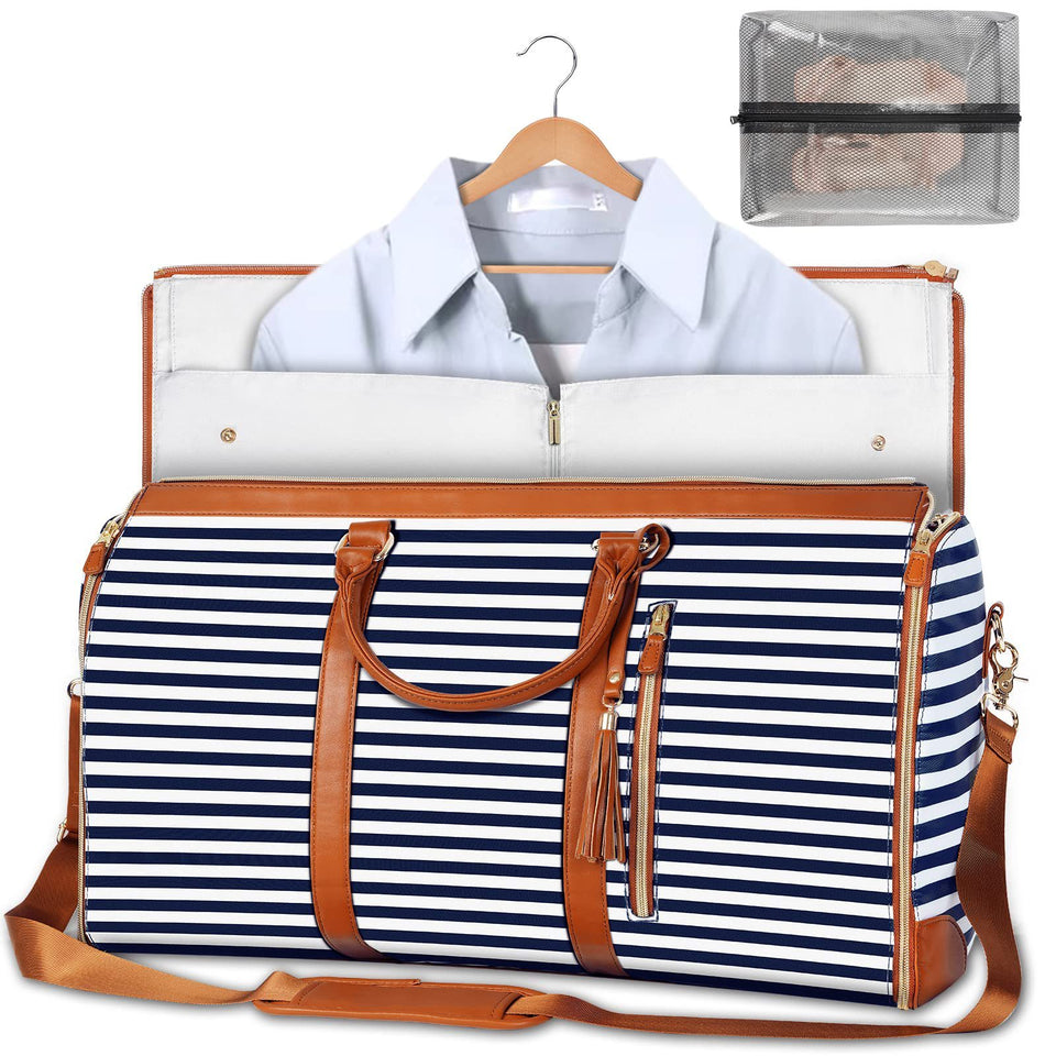 Bolsa de viaje de gran capacidad, bolso de mano para mujer, plegable, para traje, impermeable, para ropa.