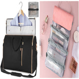 Bolsa de viaje de gran capacidad, bolso de mano para mujer, plegable, para traje, impermeable, para ropa.