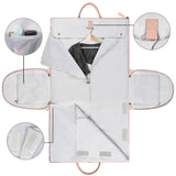 Bolsa de viaje de gran capacidad, bolso de mano para mujer, plegable, para traje, impermeable, para ropa.