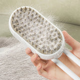 Cepillo de vapor para gatos, cepillo eléctrico 3 en 1 para perros, cepillos para pelo de gato para masaje, peine para el cuidado de mascotas, peines para depilación, productos para mascotas