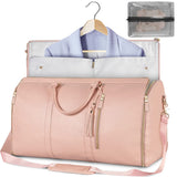 Bolsa de viaje de gran capacidad, bolso de mano para mujer, plegable, para traje, impermeable, para ropa.