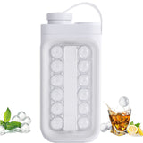 Hervidor de agua portátil 2 en 1 con bola de hielo de liberación rápida, utensilios de cocina de verano